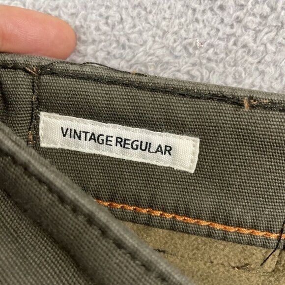 NEW Weatherproof Vintage Men's 38 Fleece Lined Canvas Pant Regular Fit Fleece - Picture 5 of 10